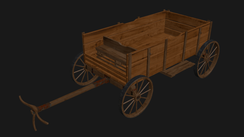 Wooden waggon preview image